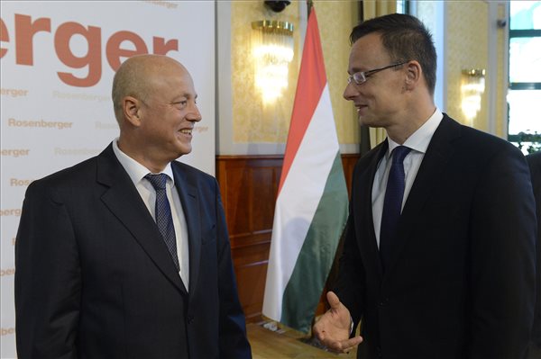 Peter Rosenberger és Szijjártó Péter