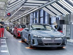 Audi e-tron GT a Böllinger Höfe gyártósorain
